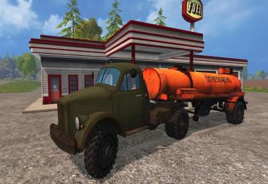 GAZ 63 P + Fuel Tankertrailer v1.0