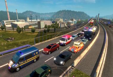 Great mod on Traffic! ETS2 v1.24 beta