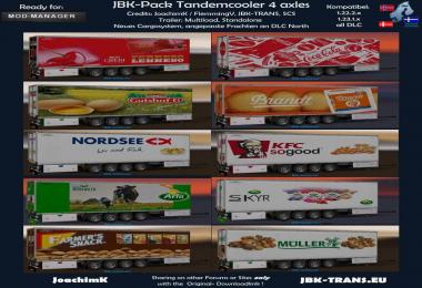 JBK Tandemcoolerpack, 4-Achstrailer v1