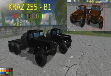 KRAZ 255 b1 MULTICOLOR v1.2 MATT