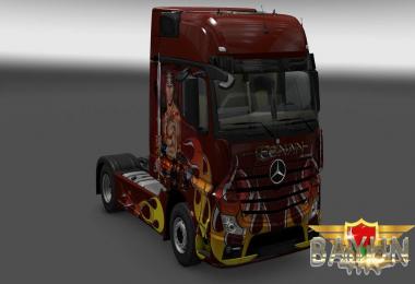 Mersedes Benz New Actros Conan skin 1.23