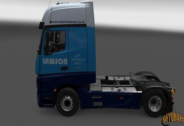 Mersedes Benz New Actros Robert M.Lawson skin 1.23