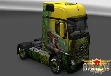 Mersedes Benz New Actros Tiger skin 1.23