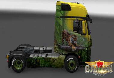 Mersedes Benz New Actros Tiger skin 1.23