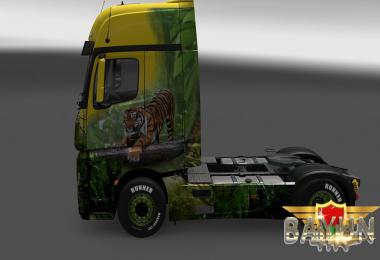 Mersedes Benz New Actros Tiger skin 1.23