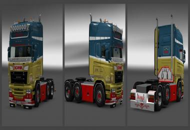 Scania RJL Bijman Holland Skin 1.23