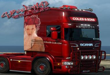 Scania RJL Coles Custom Vendetta Skin 1.23