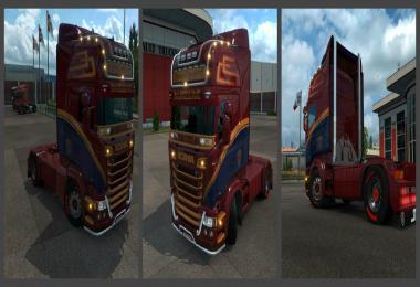 Scania RJL Danmark Transport Skin 1.23