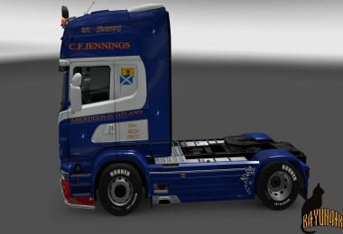 Scania R&S Topline C.F.Jennings skin 1.23