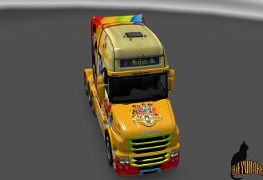 Scania T Longline Yellow Submarine skin 1.23