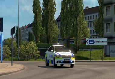 Swedish Police Skoda Superb