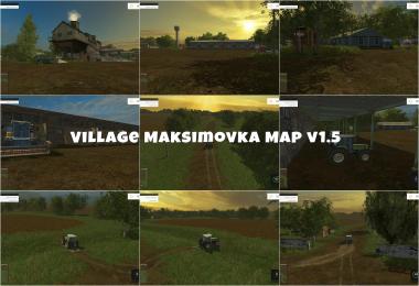 Village Maksimovka Map v1.5