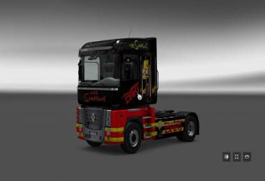 Skin Renault Magnum Bart Simpson 1.24.x