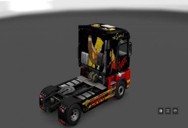 Skin Renault Magnum Bart Simpson 1.24.x