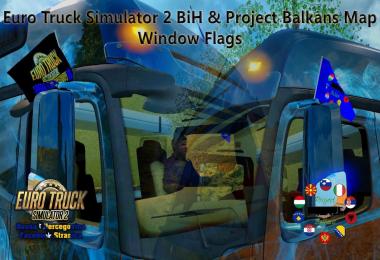 BiH & Project Balkans Window Flags