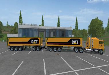 Cat Kenworth K100 and Cat Semi Trailer Pack