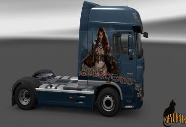 DAF XF 105 Queen of the Orcs skin 1.23