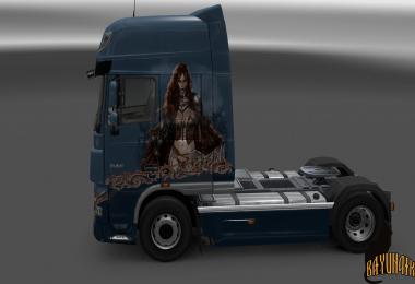 DAF XF 105 Queen of the Orcs skin 1.23