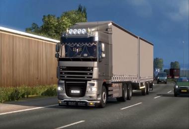 DAF XF 105 + Wielton trailer + Cabin DLC