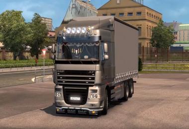 DAF XF 105 + Wielton trailer + Cabin DLC