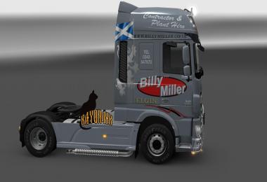 DAF XF Euro 6 Billy Miller skin 1.24