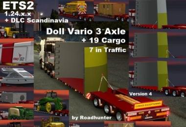 ETS2 1.24.x.x Doll Vario 3 Axle Trailer v4.0