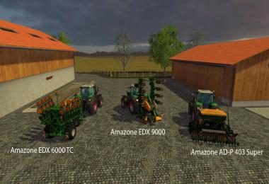 FS15 Big Mods Pack V7 Amazone Pack v1