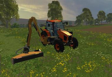 Kubota MT35GX with Side Mount Mower v1