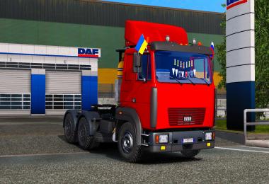 MAZ 6422M + DLC Cabin & Flags v1.0