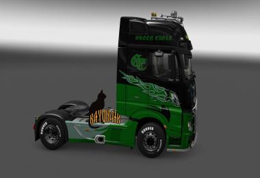 Mersedes Benz New Actros Green Eagle skin 1.24