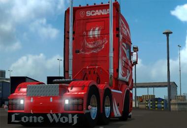 Red Illusion skin for Scania RJL 1.24