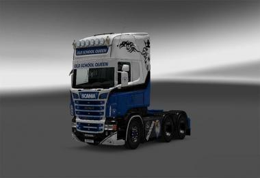 Scania RJL Old School Queen Skin 1.24