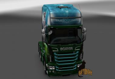 Scania R&S Topline Football skin 1.24