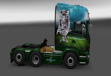 Scania R&S Topline Football skin 1.24