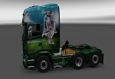 Scania R&S Topline Football skin 1.24