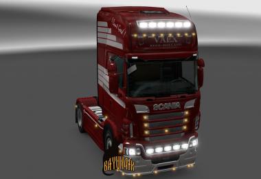 Scania R&S Topline red  Vaex skin 1.24