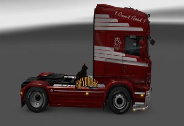 Scania R&S Topline red  Vaex skin 1.24