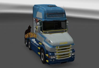 Scania T series Nordberghs skin 1.23