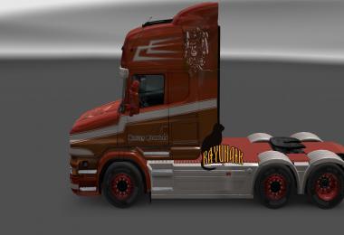 Scania T series Topline Ronny Ceusters skin 1.24