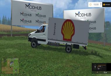 Shell Service busje