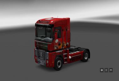 Skin Renault Magnum Red Box Nestle 1.24.x