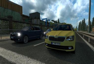 Skoda Superb AI Traffic