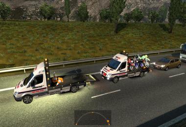 Spec Vehicles in traffic Tow trucks for 1.24.x