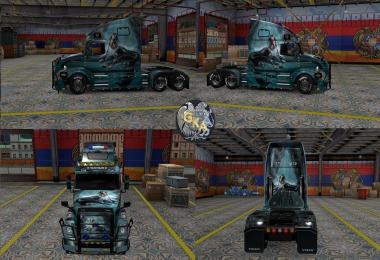 Volvo VNL 670 Mythical Mermaid skin