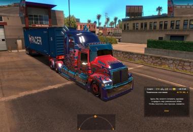 Wester Star 5700 Optimus Prime for ATS version 1.3.х