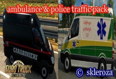 Ambulance & Police Traffic Pack v1.7