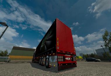 E.Holztransporte Plane 2A & 1X Trailer