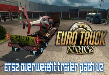 Overweight trailer pack v2 for ETS2 (UPDATE) 1.24.x