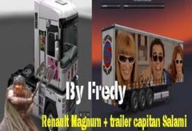 Renault Magnum + Trailer Capitan Salami 1.24.x