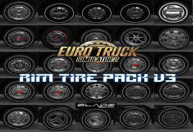 RIM & TIRE PACK v3 for ets2 1.24